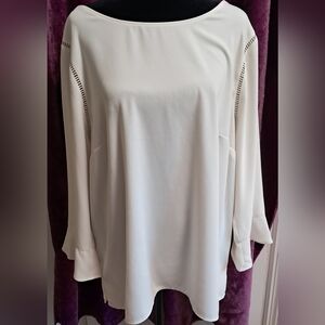 Talbots XL ivory top